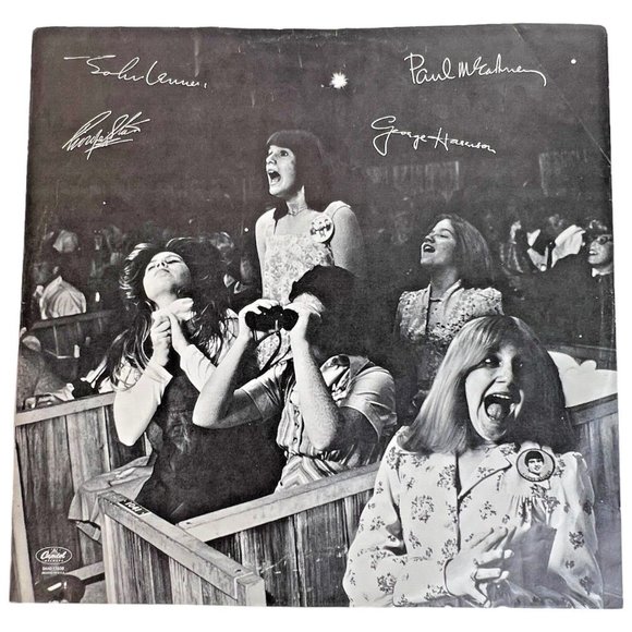 The BEATLES At The Hollywood Bowl Vinyl LP Record Album 1977  Tested SMAS 11638 - Picture 4 of 9